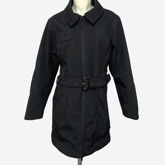 MISTY Mountain Stylish Black Spring/Fall Softshell Jacket Size 1XL - Picture 1 of 12